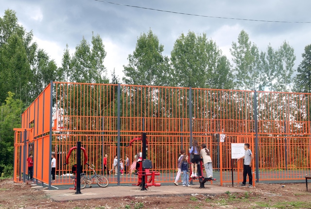 В селах Чернушинского округа в этом году станет на две спортивные площадки больше: